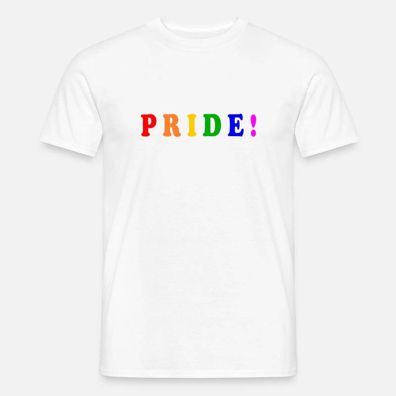 Pride - T-shirt herr - vit