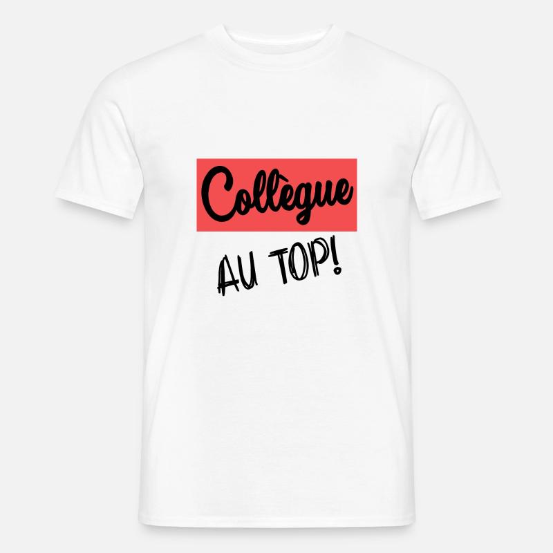 KOLLEGE. ANFANGEN. RUHESTAND - Männer T-Shirt - Weiß