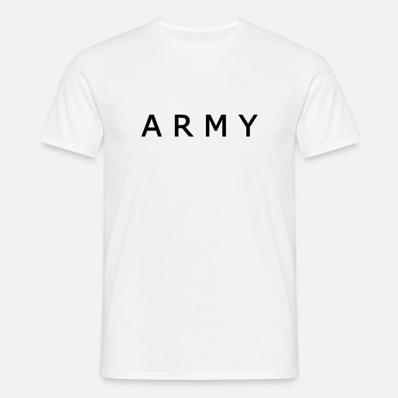 Army - Männer T-Shirt - Weiß