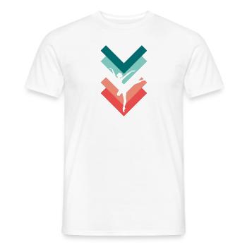 Ballet dancer - Men's T-Shirt - white - Front - AI Model Male 178 dark (178cm)