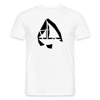 Boot - Männer T-Shirt - Weiß - Vorne - AI Model Male 178 dark (178cm)