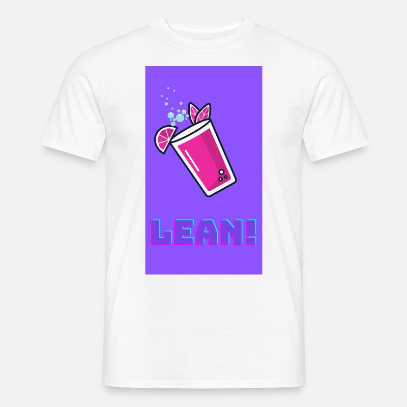 LEAN - Männer T-Shirt - Weiß