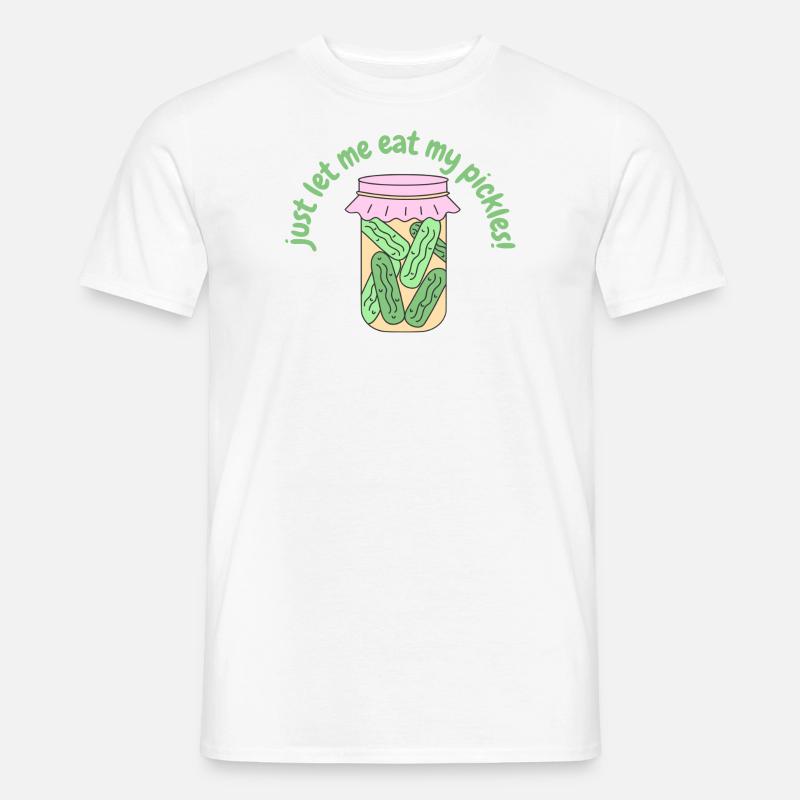 Pickles - Männer T-Shirt - Weiß