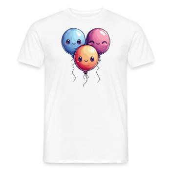 Balloons for children - Men's T-Shirt - white - Front - AI Model Male 178 dark (178cm)