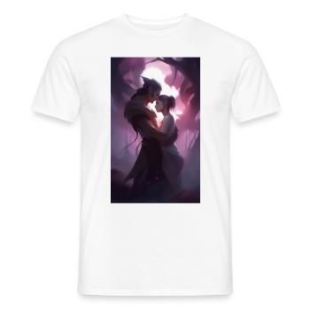 Supernatural monsters love fantasy - Men's T-Shirt - white - Front - AI Model Male 178 dark (178cm)