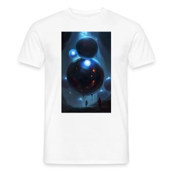 Ancient world of summoning magical geometry - Men's T-Shirt - white - Front - AI Model Male 178 dark (178cm)