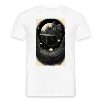 Surreale Heimat des Graus - Männer T-Shirt - Weiß - Vorne - AI Model Male 178 dark (178cm)