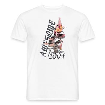 Great since 2004 - Men's T-Shirt - white - Front - AI Model Male 178 dark (178cm)