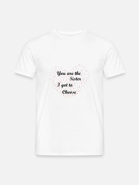 BFF - Beste Freunde für immer - Männer T-Shirt - Weiß