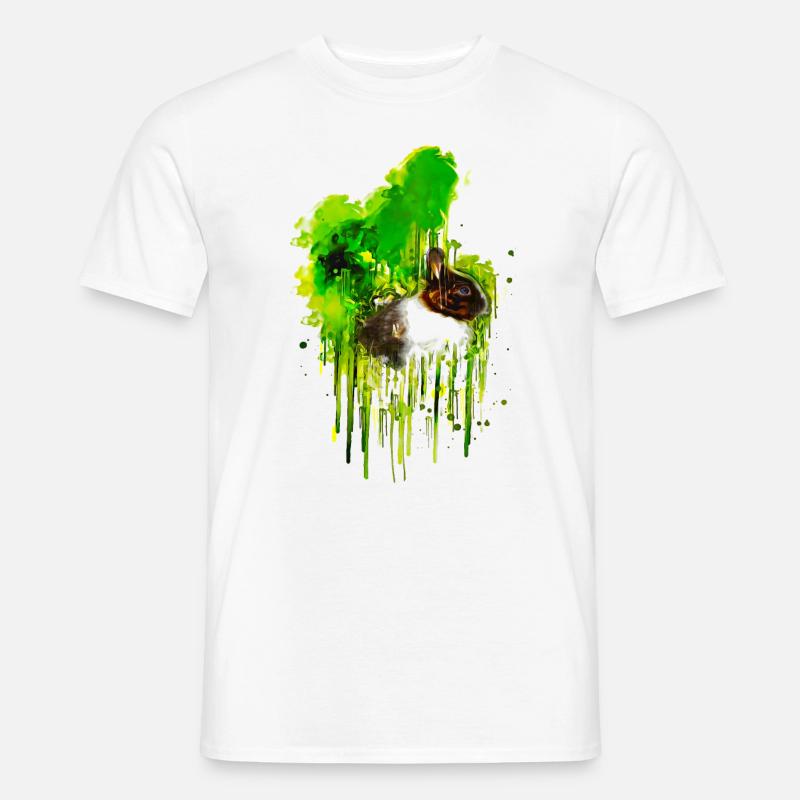 Kaninchen - Männer T-Shirt - Weiß