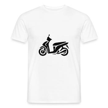 Motorrad Chopper Cruiser Biker Mechaniker Geschenk - Männer T-Shirt - Weiß - Vorne - AI Model Male 178 dark (178cm)