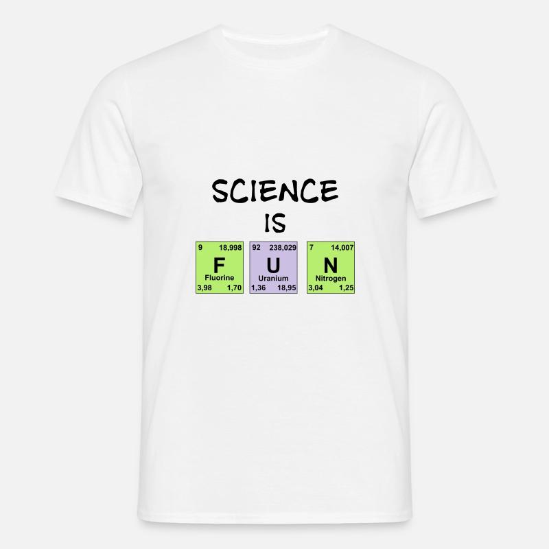 Science is Fun - Männer T-Shirt - Weiß