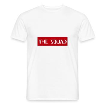 The Squad - Bride Polterabend Team Braut Crew - Männer T-Shirt - Weiß - Vorne - AI Model Male 178 dark (178cm)