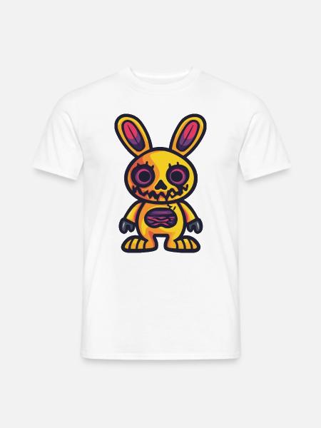 Bunny Halloween Animal - Men's T-Shirt - white
