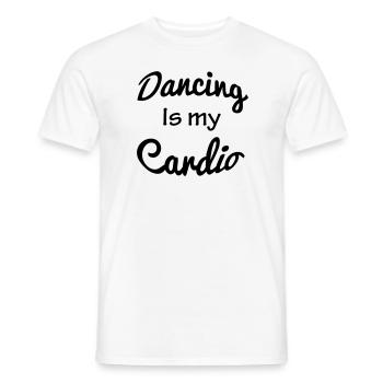 Dancing - Männer T-Shirt - Weiß - Vorne - AI Model Male 178 dark (178cm)