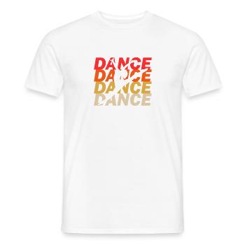 Ballerino di balletto - T-shirt uomo - bianco - Fronte - AI Model Male 178 dark (178cm)