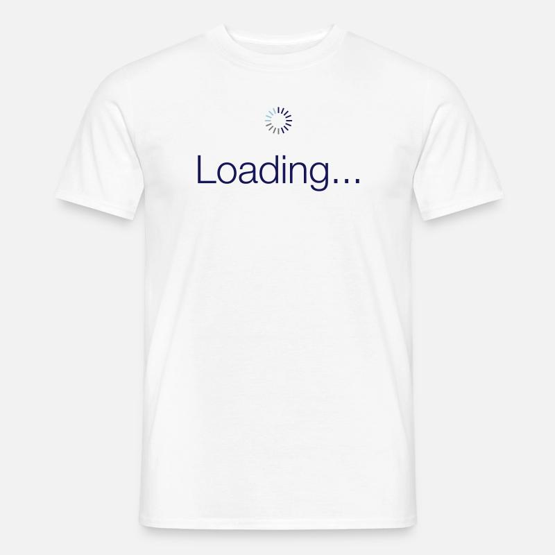 Loading - Männer T-Shirt - Weiß