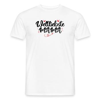 Mutter Familie Mama Geschenk - T-shirt homme - blanc - Devant - AI Model Male 178 dark (178cm)