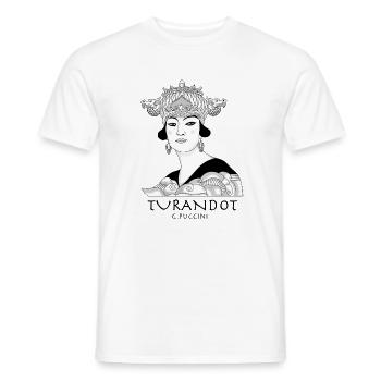 Turandot T-shirt - Men's T-Shirt - white - Front - AI Model Male 178 dark (178cm)