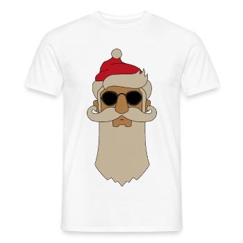 Weihnachtsmann - Männer T-Shirt - Weiß - Vorne - AI Model Male 178 dark (178cm)