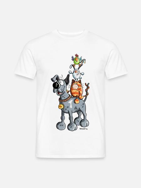 Lustige Rasselbande - Männer T-Shirt - Weiß