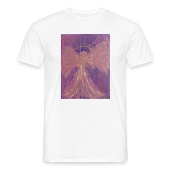 Erzengel Chamuel - Engel der Liebe - Engelbild - Männer T-Shirt - Weiß - Vorne - AI Model Male 178 dark (178cm)