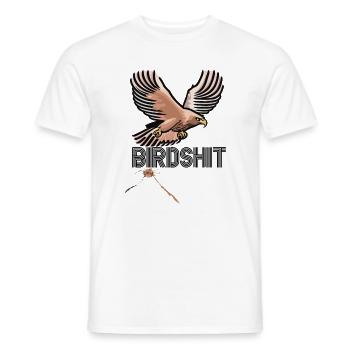 EAGLE BIRDSHIT - COLOR SHIT - Men's T-Shirt - white - Front - AI Model Male 178 dark (178cm)