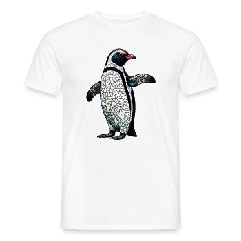 Penguin - Men's T-Shirt - white - Front - AI Model Male 178 dark (178cm)