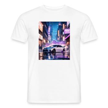 GTR Tokyo Drift - T-shirt homme - blanc - Devant - AI Model Male 178 dark (178cm)