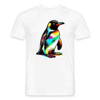 Pingouin - T-shirt homme - blanc - Devant - AI Model Male 178 dark (178cm)