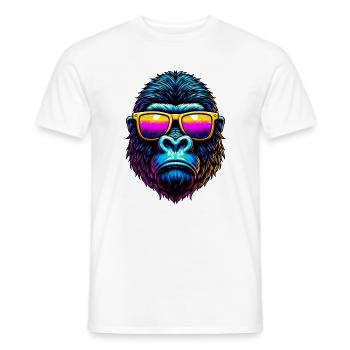 Gorilla - Männer T-Shirt - Weiß - Vorne - AI Model Male 178 dark (178cm)