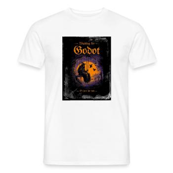 Waiting for Godot - Männer T-Shirt - Weiß - Vorne - AI Model Male 178 dark (178cm)