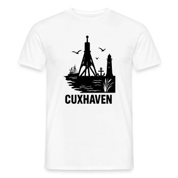 cuxhaven nordsee - Männer T-Shirt - Weiß - Vorne - AI Model Male 178 dark (178cm)
