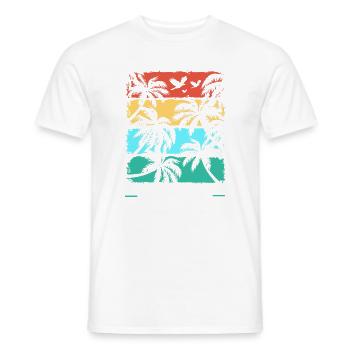 Fiji Fiji Fiji Fiji Fidschi Fidschi Fidschi - Männer T-Shirt - Weiß - Vorne - AI Model Male 178 dark (178cm)