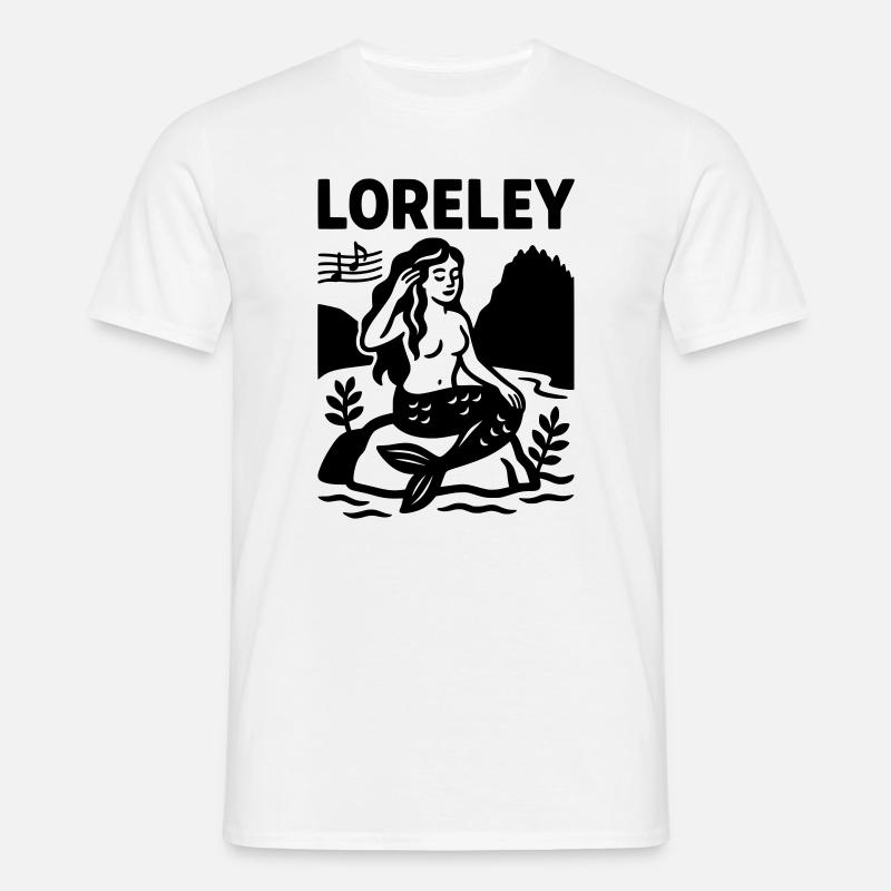 loreley - Männer T-Shirt - Weiß