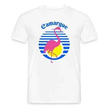 Camargue - Männer T-Shirt - Weiß - Vorne - AI Model Male 178 dark (178cm)