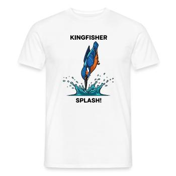 Kingfisher Splash Kingfisher River - Männer T-Shirt - Weiß - Vorne - AI Model Male 178 dark (178cm)