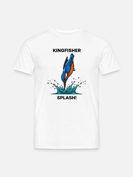 Kingfisher Splash Kingfisher River - Men's T-Shirt - white