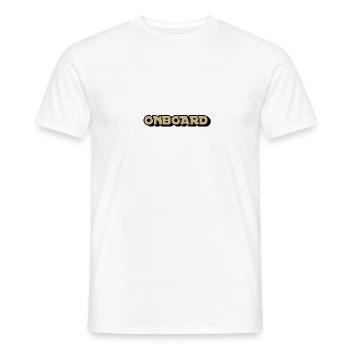 EMBARQUEMENT IMMEDIAT - T-shirt homme - blanc - Devant - AI Model Male 178 dark (178cm)