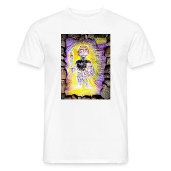 Finde Jesus von Eunice Ahiale - T-shirt homme - blanc - Devant - AI Model Male 178 dark (178cm)