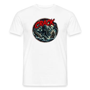 The crack of the seas - Men's T-Shirt - white - Front - AI Model Male 178 dark (178cm)