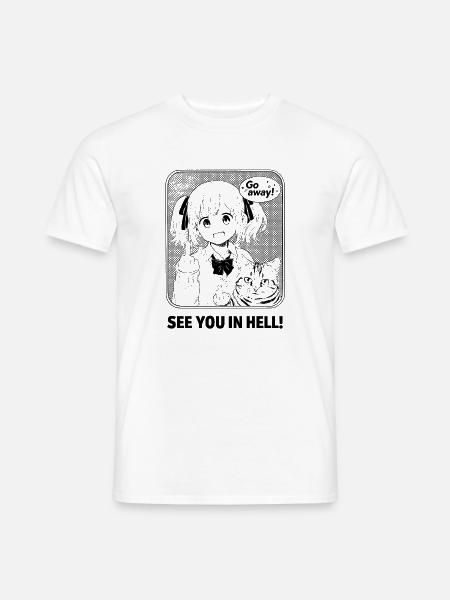 Go away! - Männer T-Shirt - Weiß