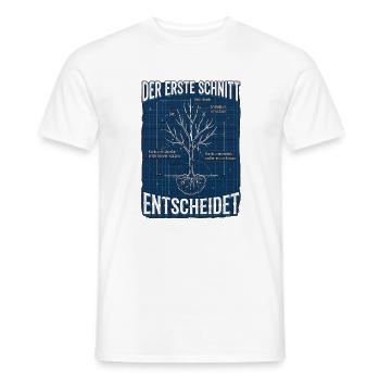 Baum Experte - Männer T-Shirt - Weiß - Vorne - AI Model Male 178 dark (178cm)