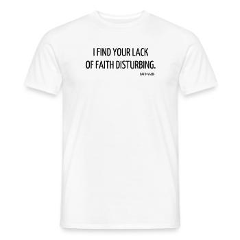 Serie TV - Television - Quotes - Citation - Zitat - Men's T-Shirt - white - Front - AI Model Male 178 dark (178cm)