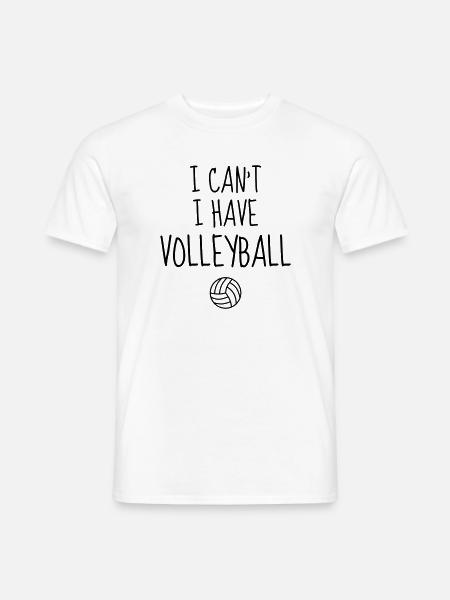 Volleyball - Volley Ball - Volley-Ball - Sport - T-shirt homme - blanc