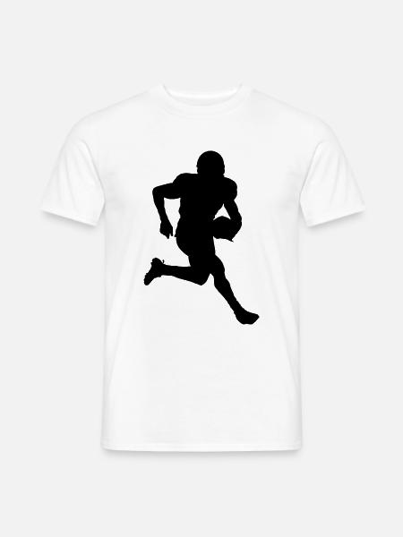 American Football - Männer T-Shirt - Weiß