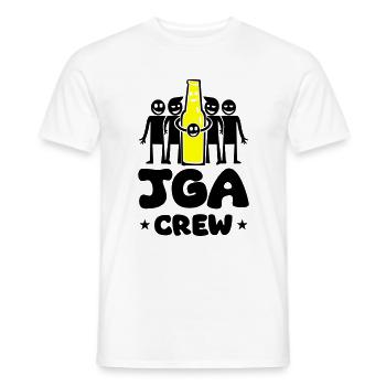 Équipe de l’enterrement de vie de garçon - T-shirt homme - blanc - Devant - AI Model Male 178 dark (178cm)