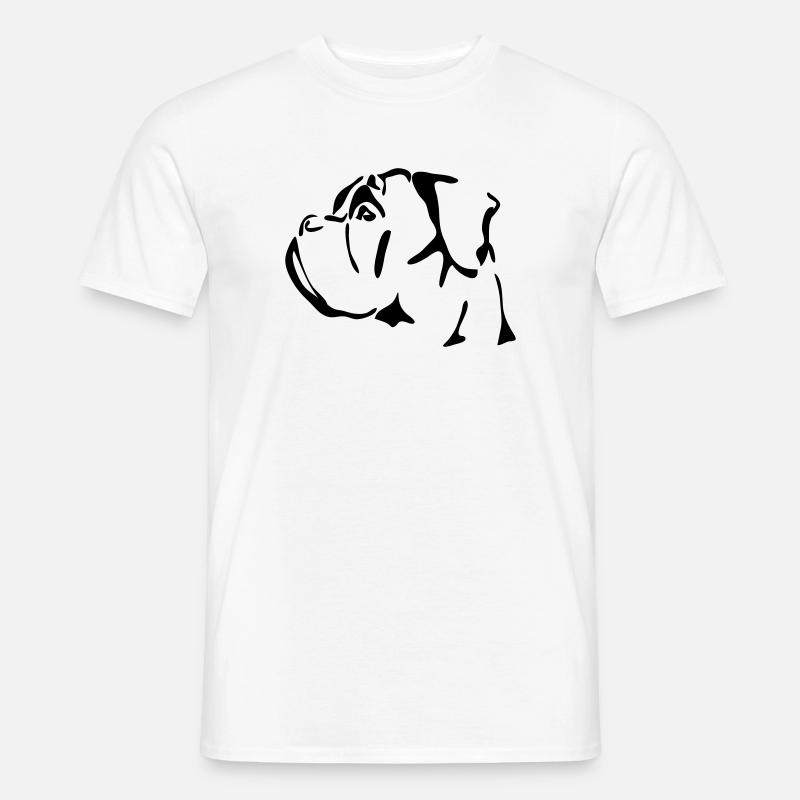 Deutscher Boxer Hunde Hund Wilsigns - Männer T-Shirt - Weiß
