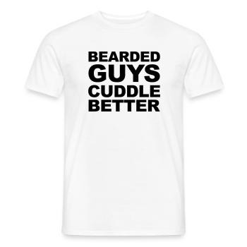 Beards - Men's T-Shirt - white - Front - AI Model Male 178 dark (178cm)