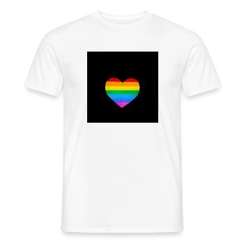 Pride (LGBTQ+) - Männer T-Shirt - Weiß - Vorne - AI Model Male 178 dark (178cm)